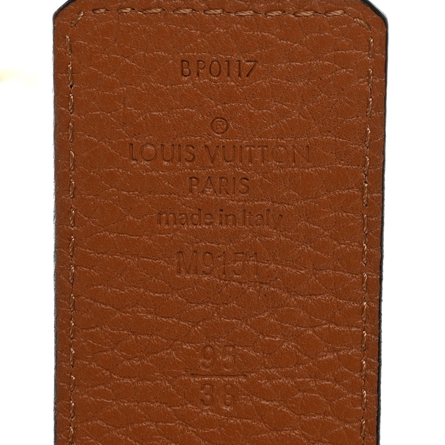 Louis Vuitton Taurillon Calfskin 30mm LV Initiales Reversible Belt Black 7 of 7