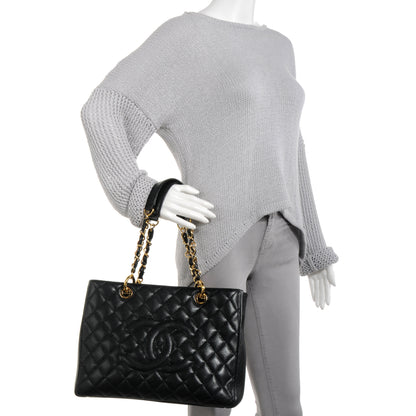 Chanel Caviar Grand Shopping Tote GST Black 2 of 7