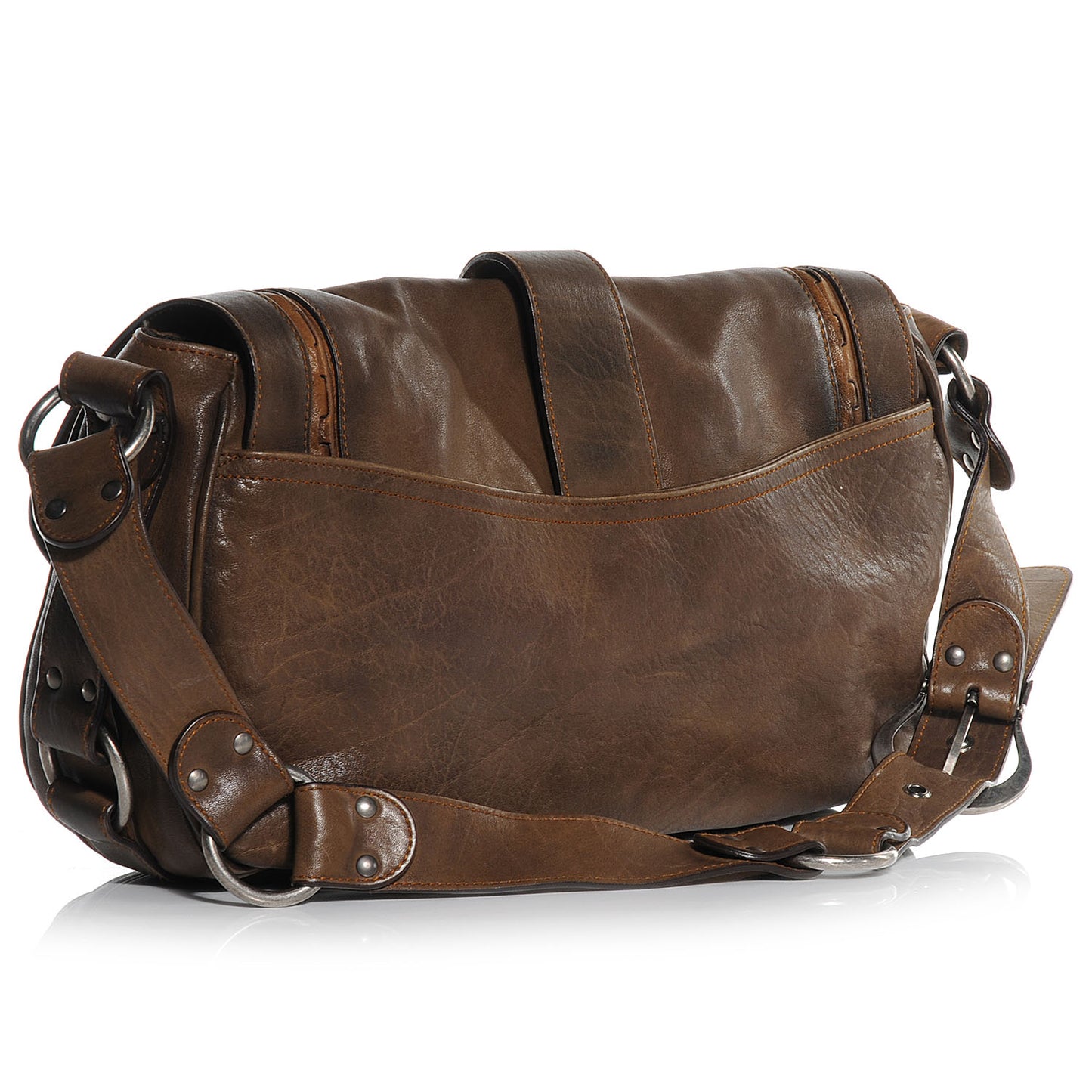 Leather Gaucho Olive Green