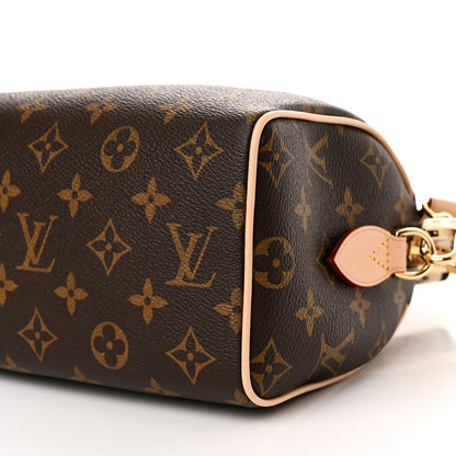 Louis Vuitton Monogram Speedy Bandouliere 20 Black 9 of 9