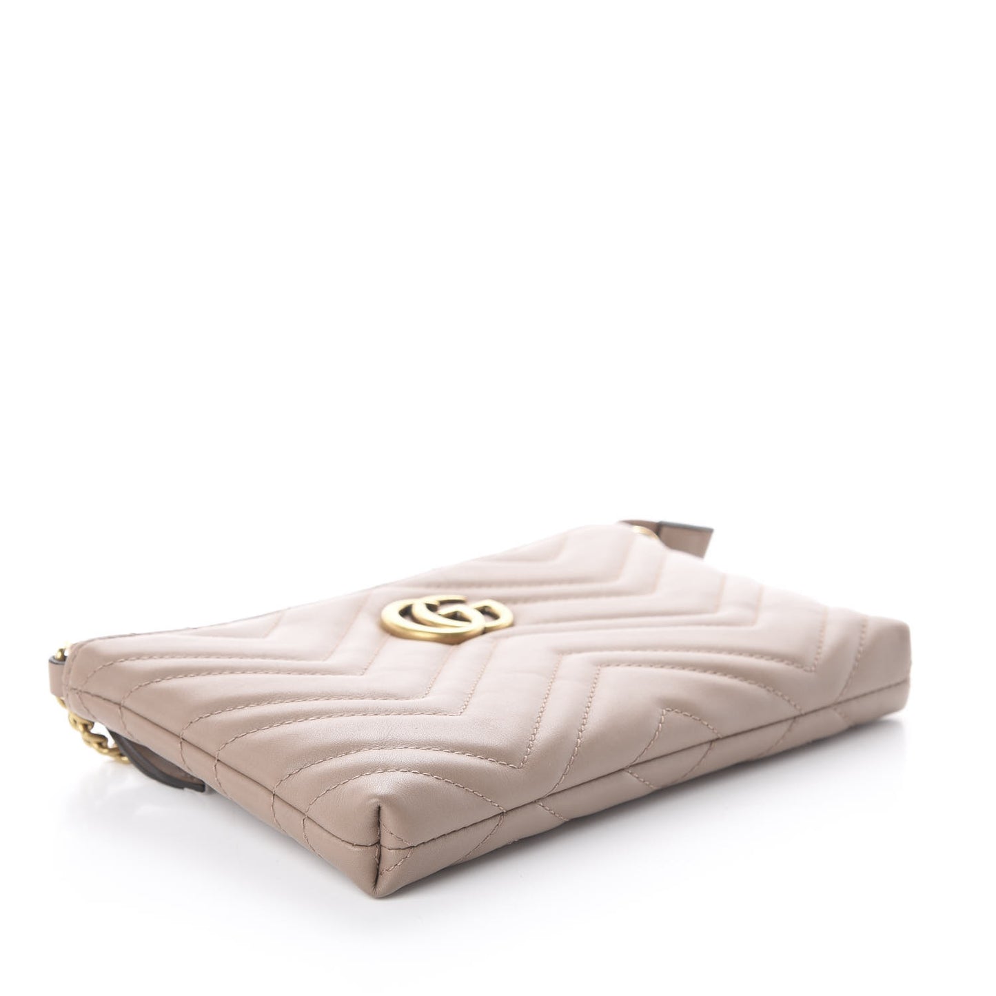 Calfskin Matelasse Mini GG Marmont Chain Bag Porcelain Rose