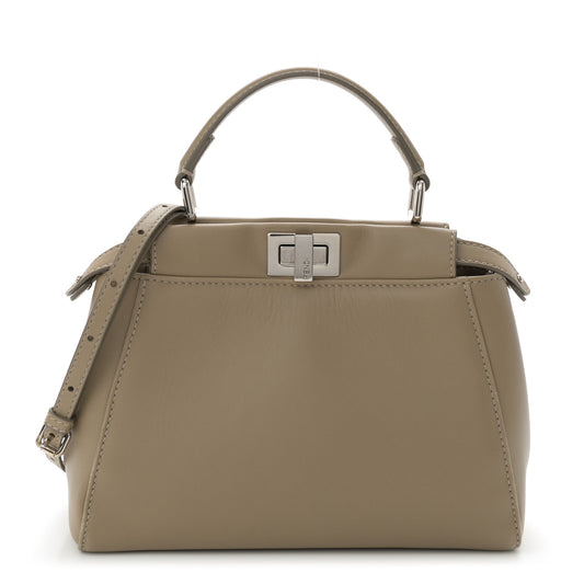 Nappa Mini Peekaboo Iconic Satchel Tortora