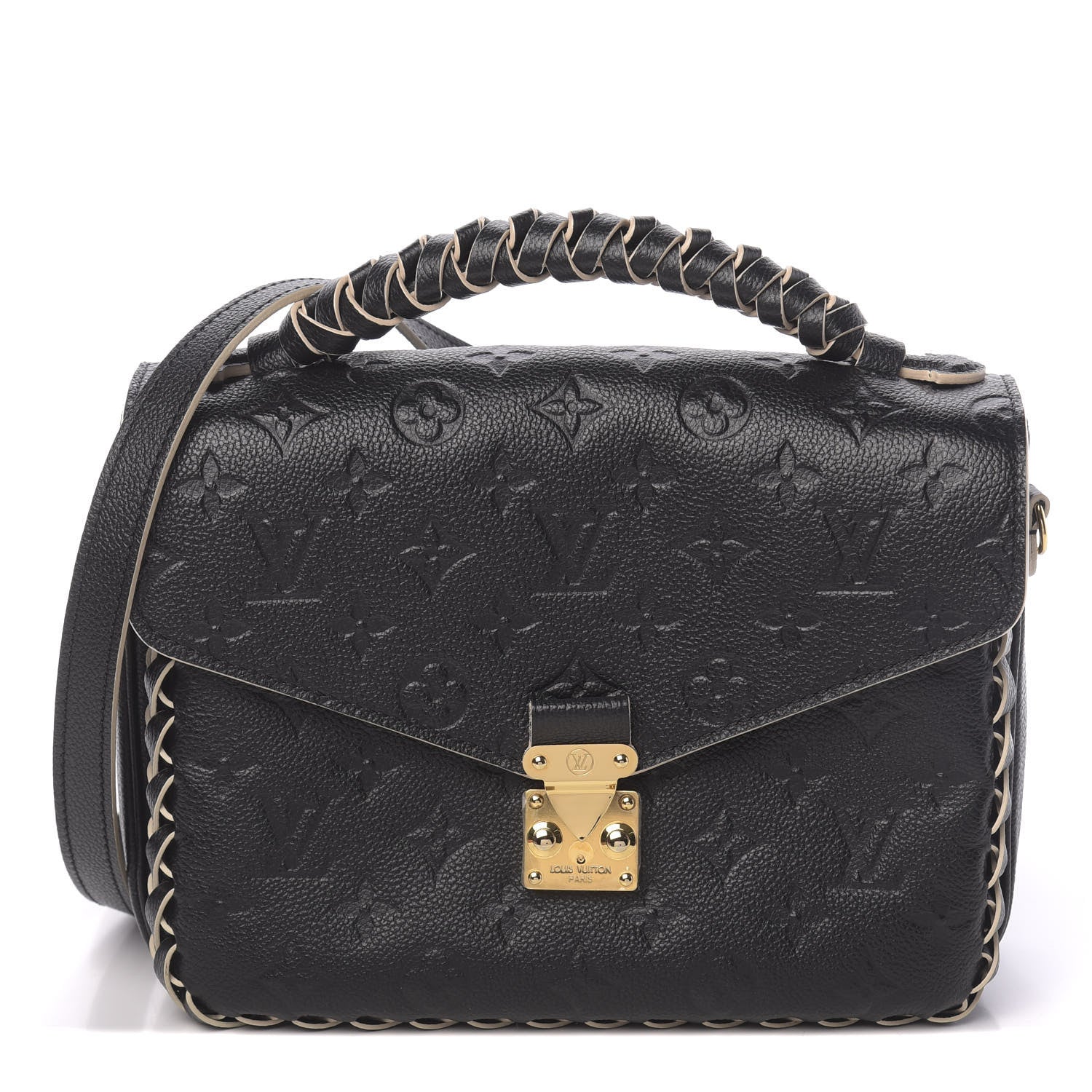 Louis Vuitton Empreinte Braided Pochette Metis Black 1 of 11