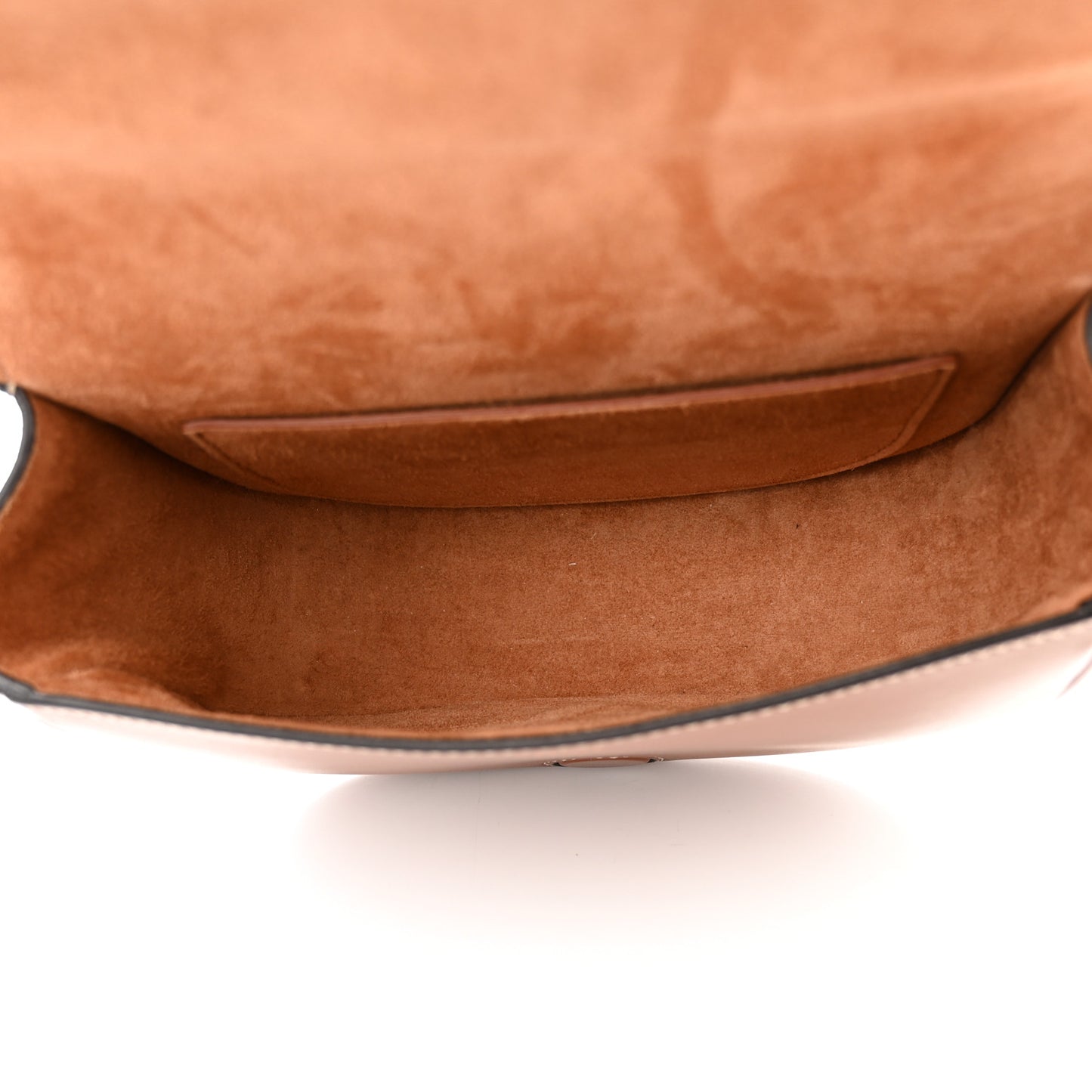 Smooth Calfskin Cuir Triomphe Folco Crossbody Bag Tan