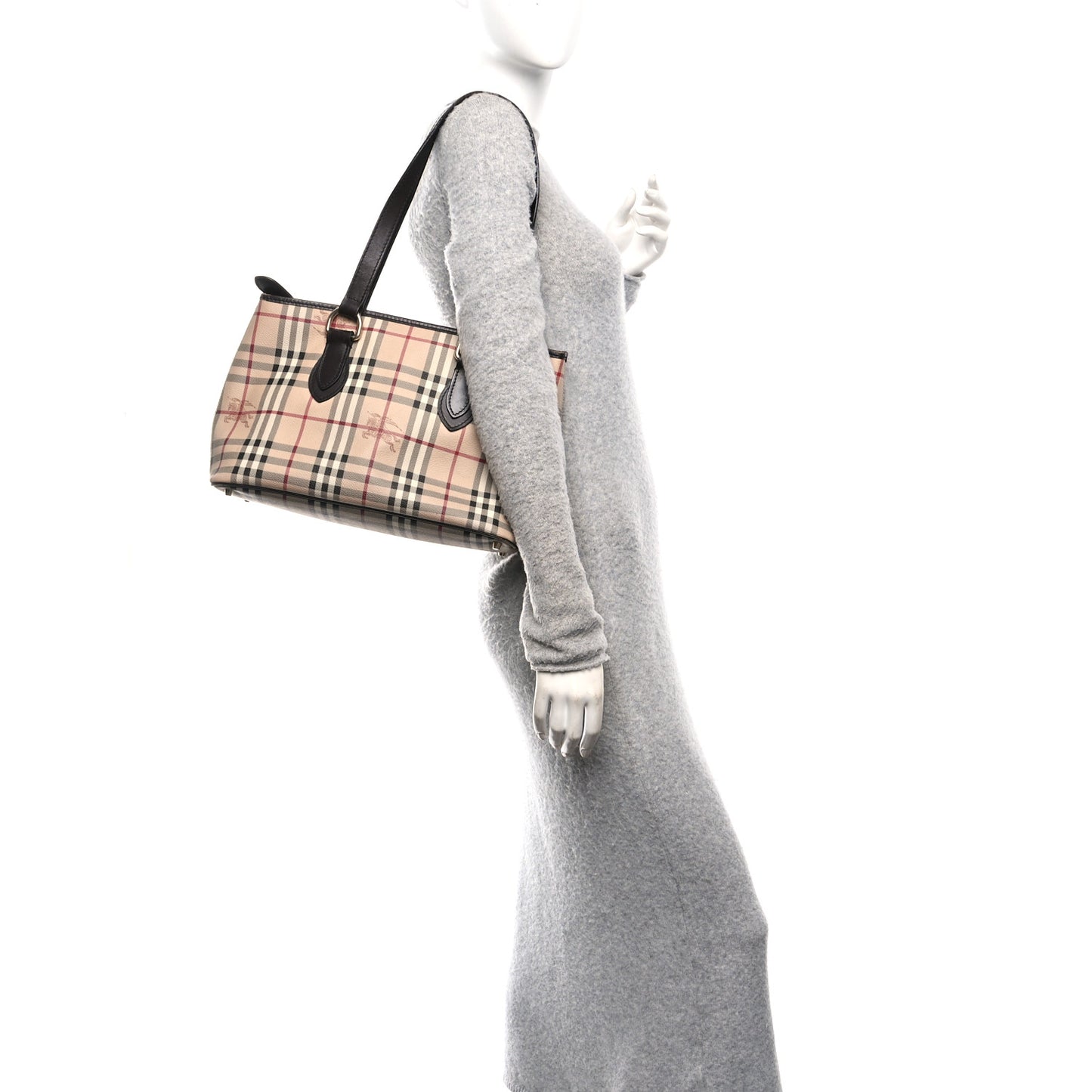 Haymarket Check Medium Regent Tote Chocolate