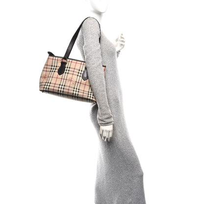 Burberry Haymarket Check Medium Regent Tote Chocolate 2 of 10