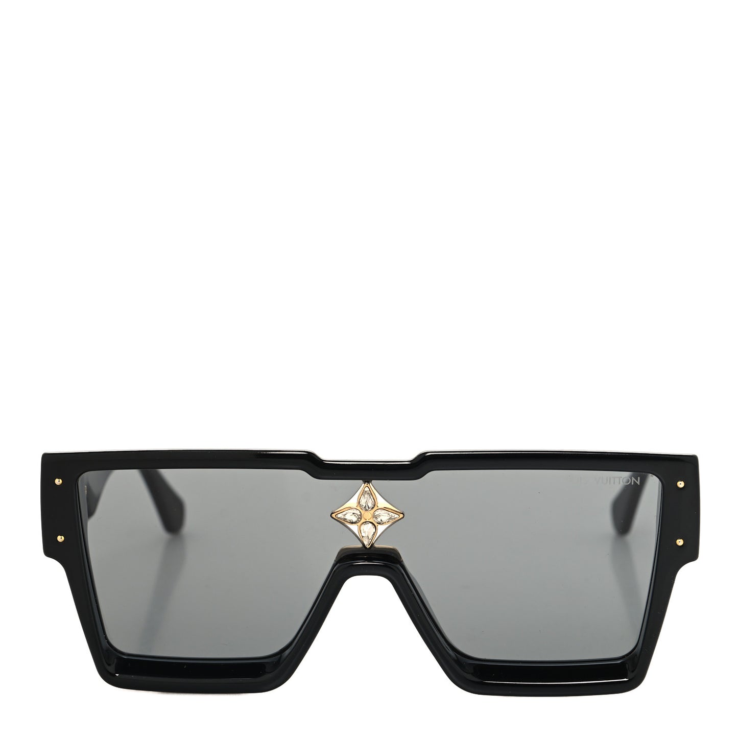 Acetate Swarovski Crystal Cyclone Sunglasses Z1578E Black