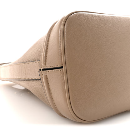 Chloe Grained Buffalo Horse Medal Bucket Bag Boyish Brown 8 of 9