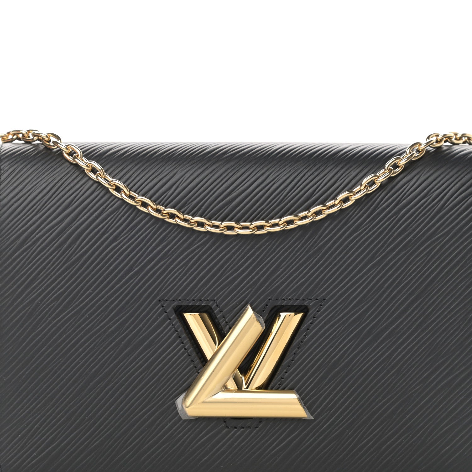 Louis Vuitton Epi Twist Belt Chain Wallet Black 7 of 11