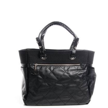 Chanel Coated Canvas Large Paris Biarritz Tote Black 1 of 7