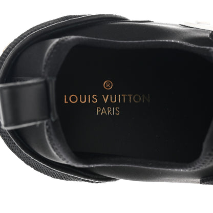 Louis Vuitton Calfskin Monogram Run Away Sneakers 39 Black 7 of 12