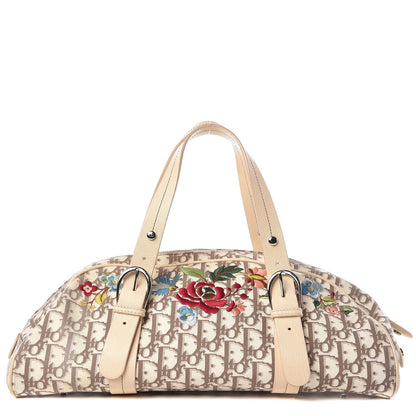 Christian Dior Monogram Vintage Flowers Bowler Beige 1 of 7