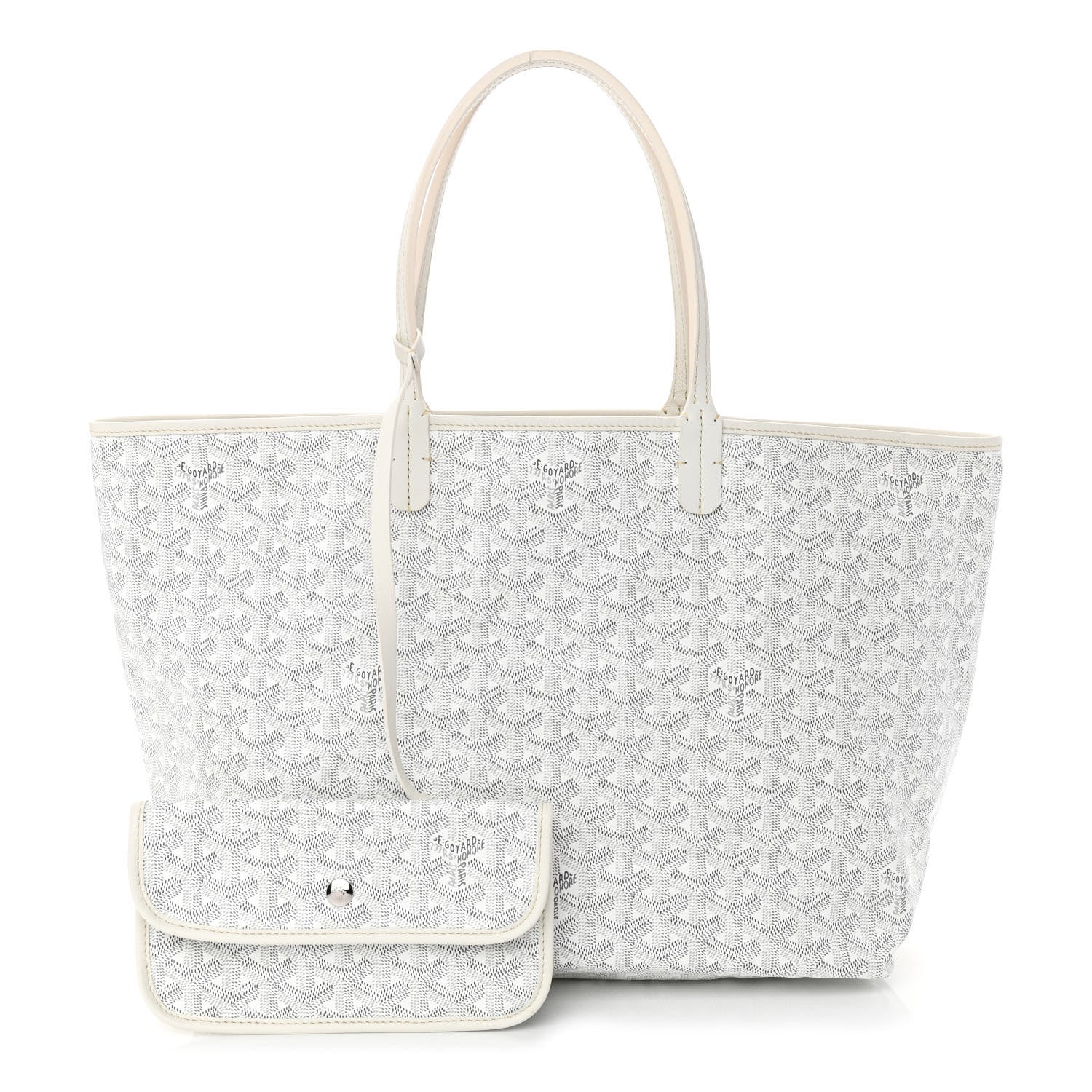 Goyard Goyardine Saint Louis PM White 1 of 14