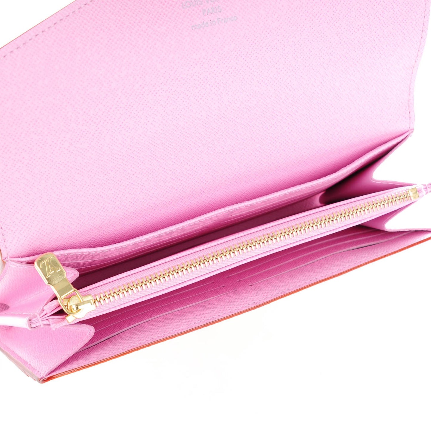 Monogram Multicolor Sarah Wallet NM White Litchi