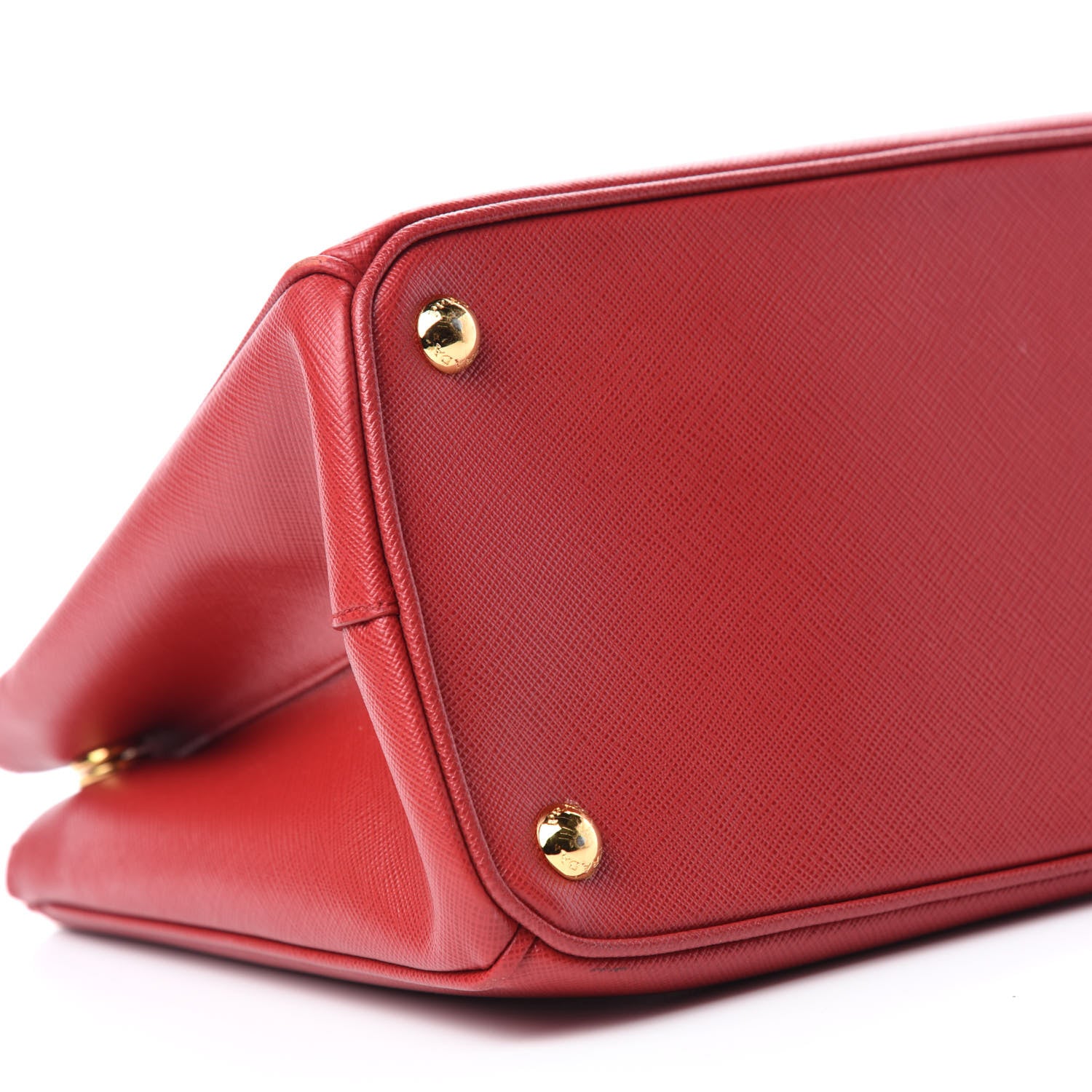 Prada Saffiano Small Galleria Double Zip Tote Fuoco 6 of 12