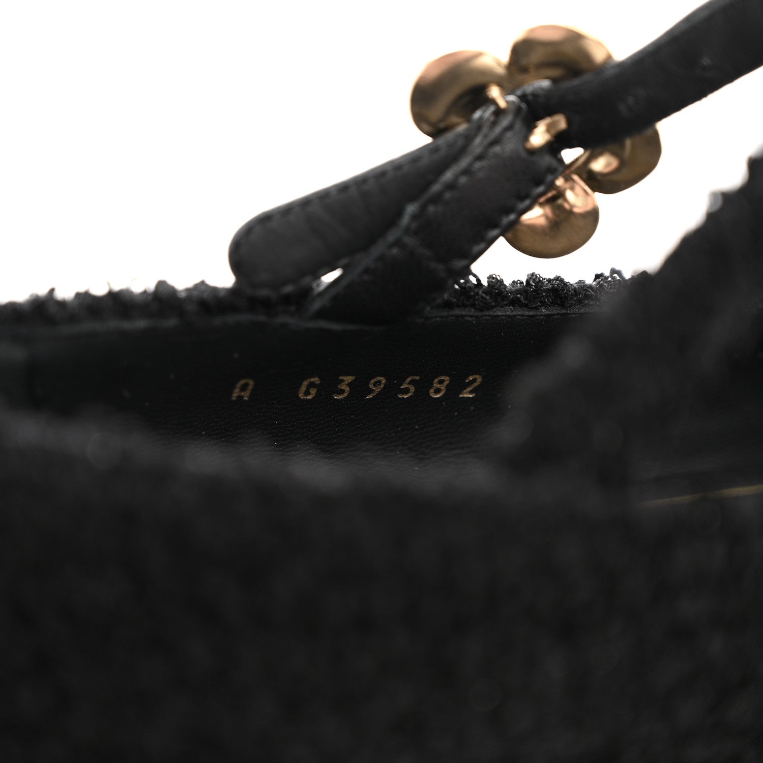 Chanel Tweed Patent Mary Jane Flats 41 Black 8 of 8