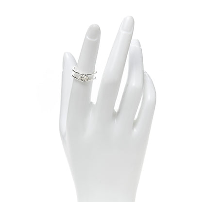 Gucci Sterling Silver 6mm Interlocking G Open Band Ring 52 6 2 of 5