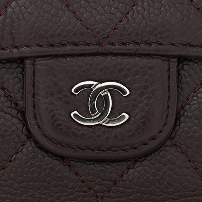 Chanel Caviar Quilted Large Flap Wallet Burgundy 12 of 12