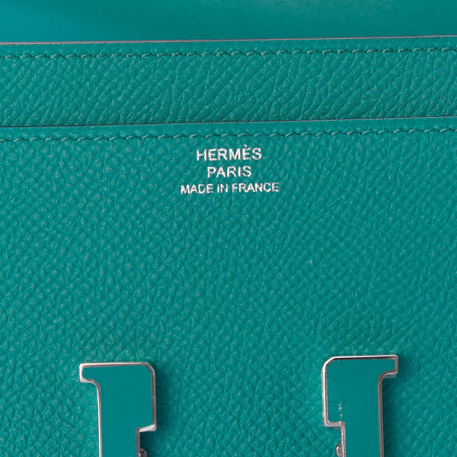 Hermes Epsom Constance Long Wallet Bleu Paon 6 of 11