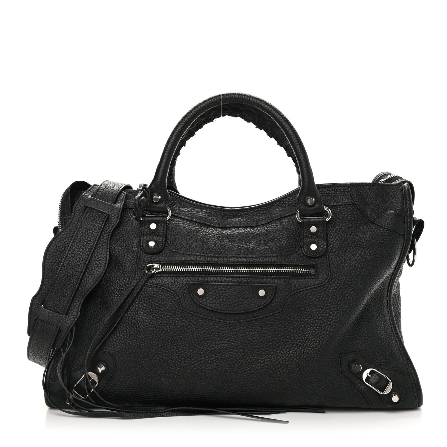 Vibrato Calfskin Classic Silver Hardware City Black