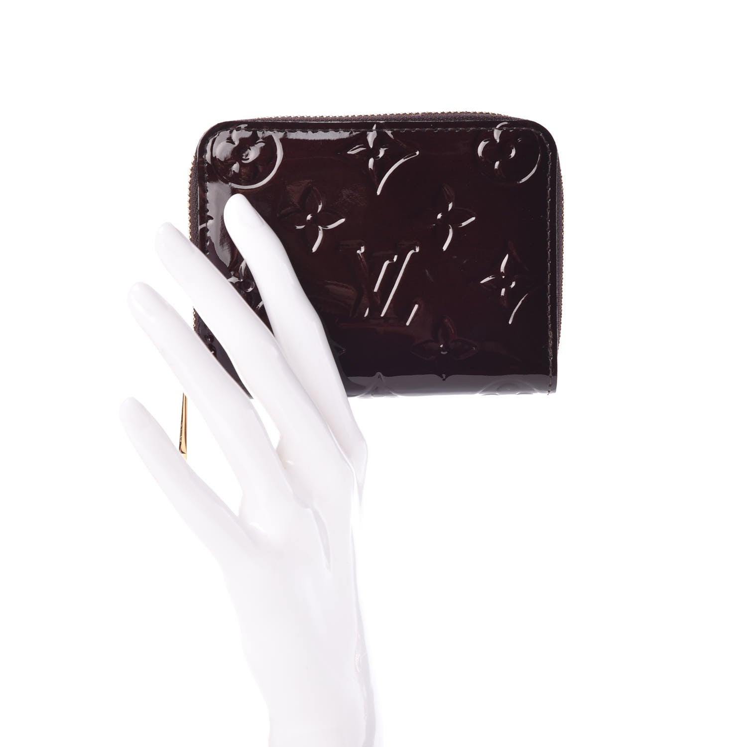 Louis Vuitton Vernis Zippy Coin Purse Amarante 2 of 7