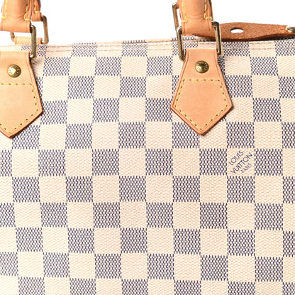 Louis Vuitton Damier Azur Speedy 30 10 of 10