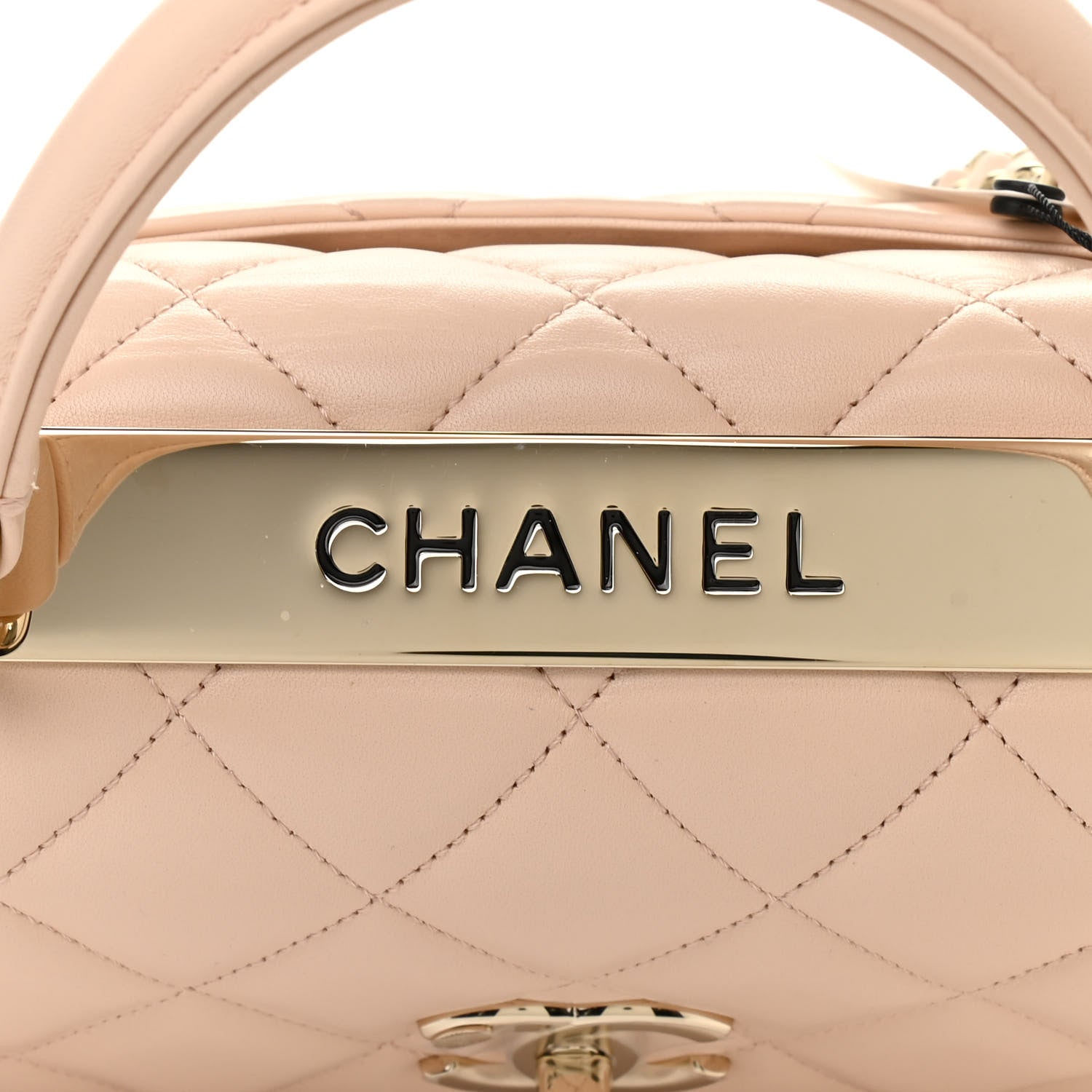 Chanel Lambskin Quilted Small Trendy CC Dual Handle Flap Bag Beige 5 of 10