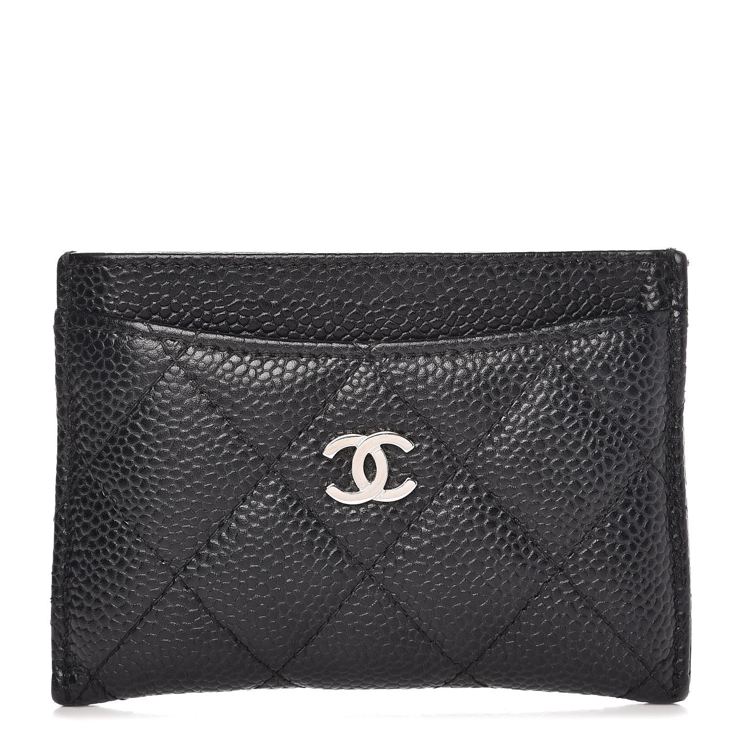 Chanel Caviar Quilted Card Holder Black 1 of 9