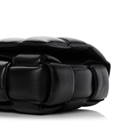 Bottega Veneta Nappa Maxi Intreccio Padded Cassette Crossbody Bag Black 9 of 10