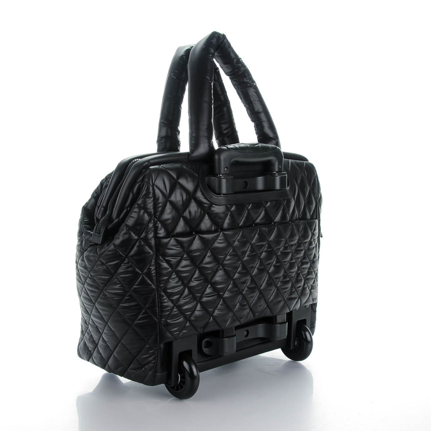 Nylon Quilted Coco Cocoon Trolley Black