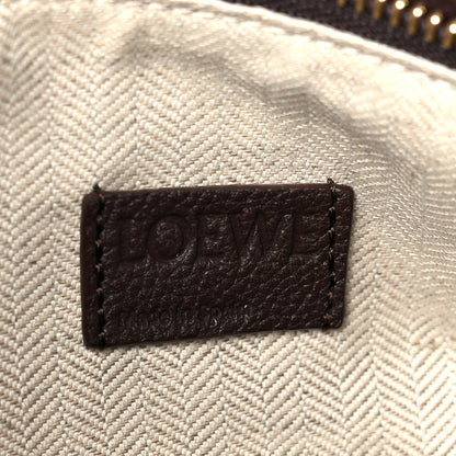 Loewe Soft Grained Calfskin Small Puzzle Edge Bag Dark Chestnut 6 of 11