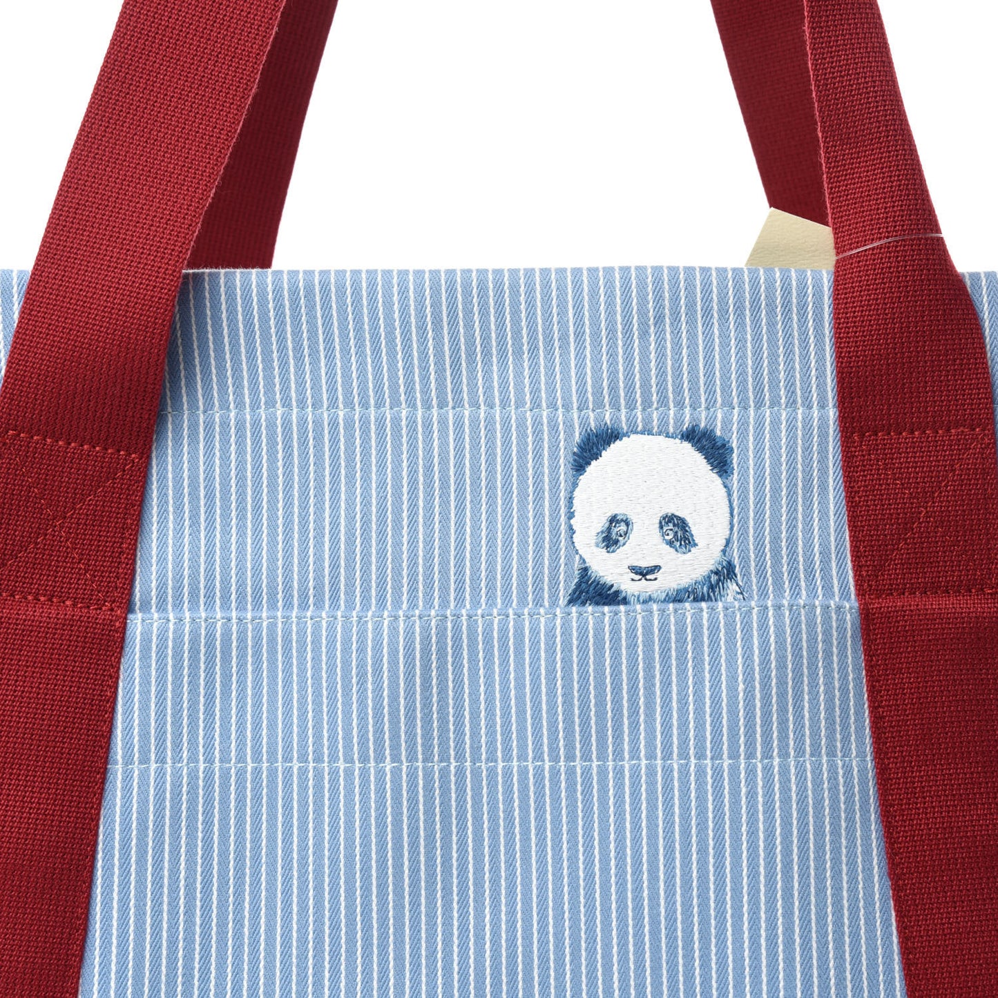 Cotton Canvas Passe-Passe Nappy Tote Bag Bluette