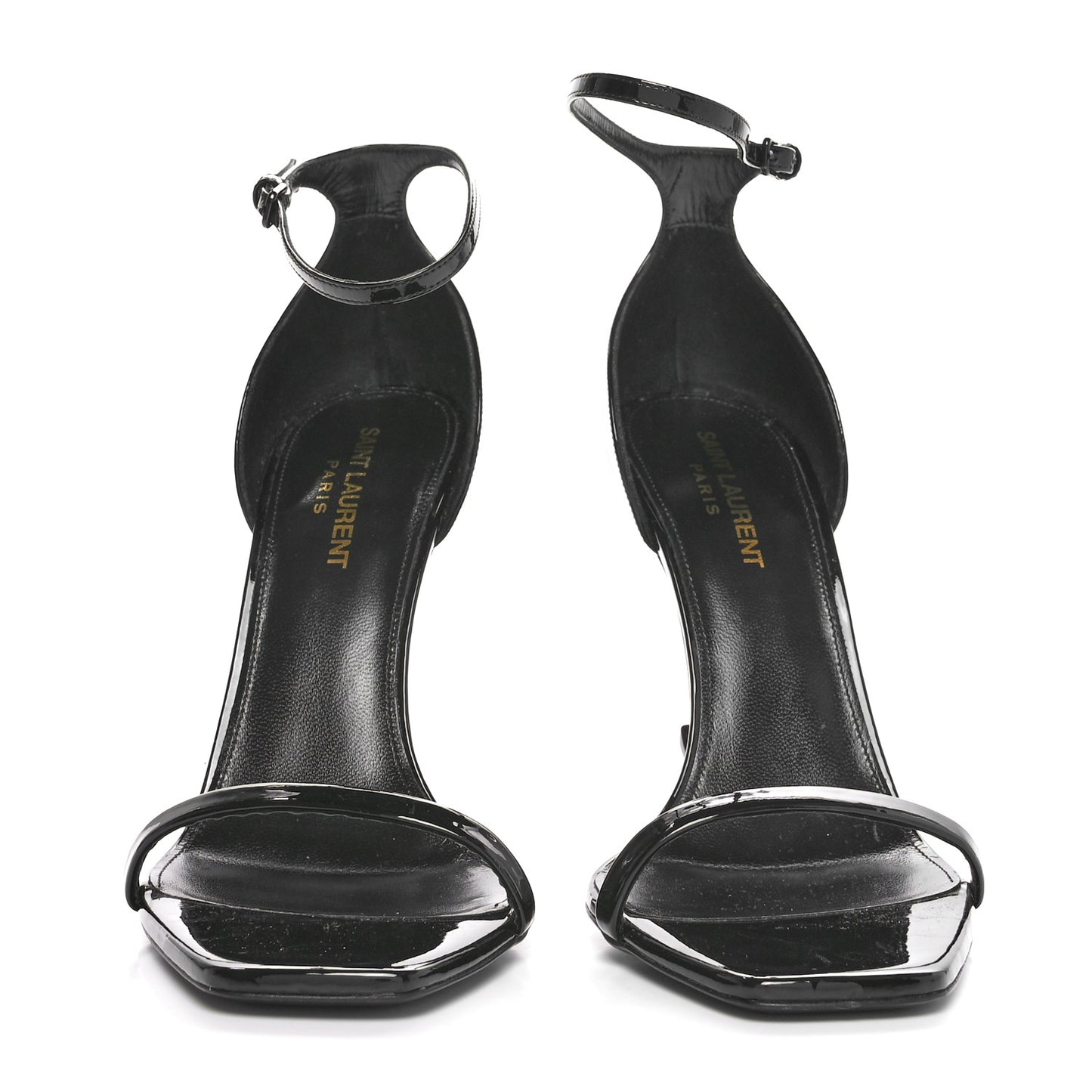 Patent Calfskin Opyum 110 39 Sandals 39 Black