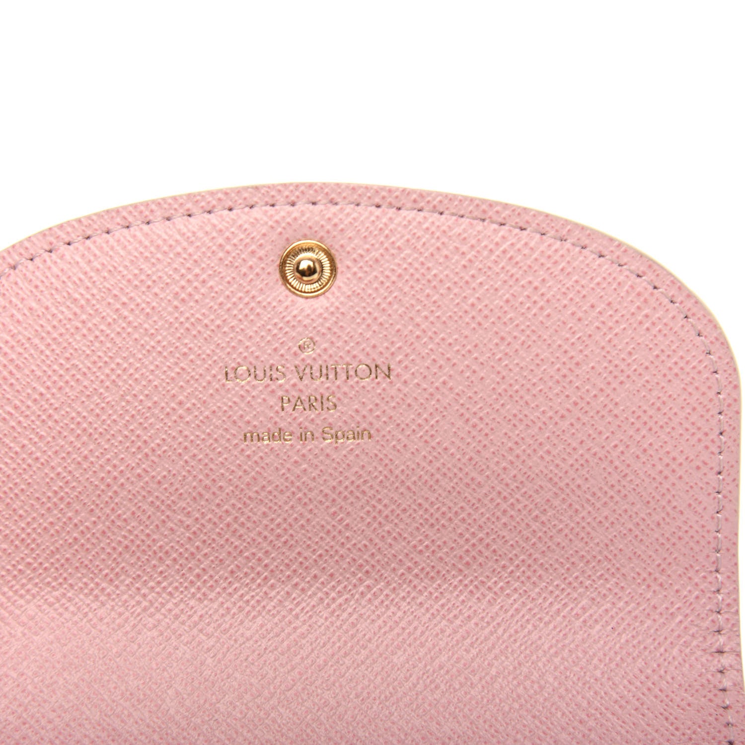 Louis Vuitton Damier Azur Rosalie Coin Purse Rose Ballerine 6 of 8
