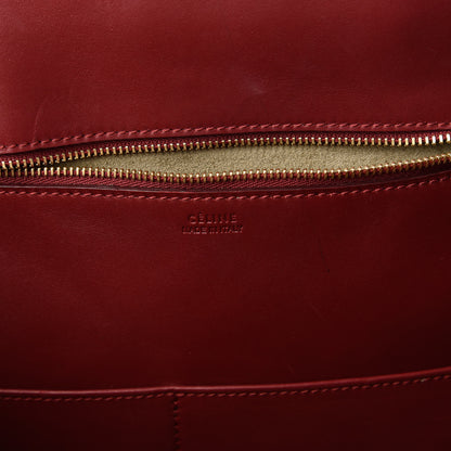 Celine Smooth Calfskin Small Tie Knot Tote Red 8 of 10