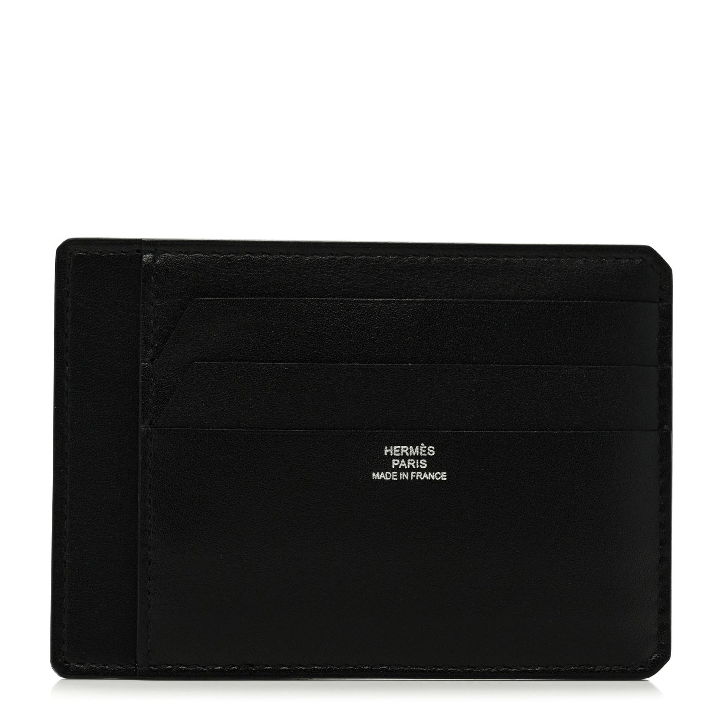 Villandry Calfskin City 8CC Card Holder Black