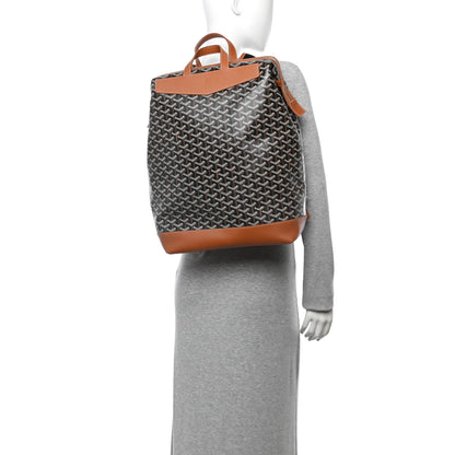 Goyard Goyardine Calfskin Cisalpin Backpack Black Gold 2 of 9