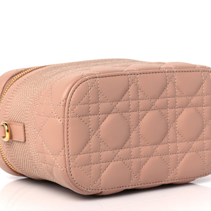 Christian Dior Lambskin Cannage Small Diortravel Vanity Case Pink 7 of 8