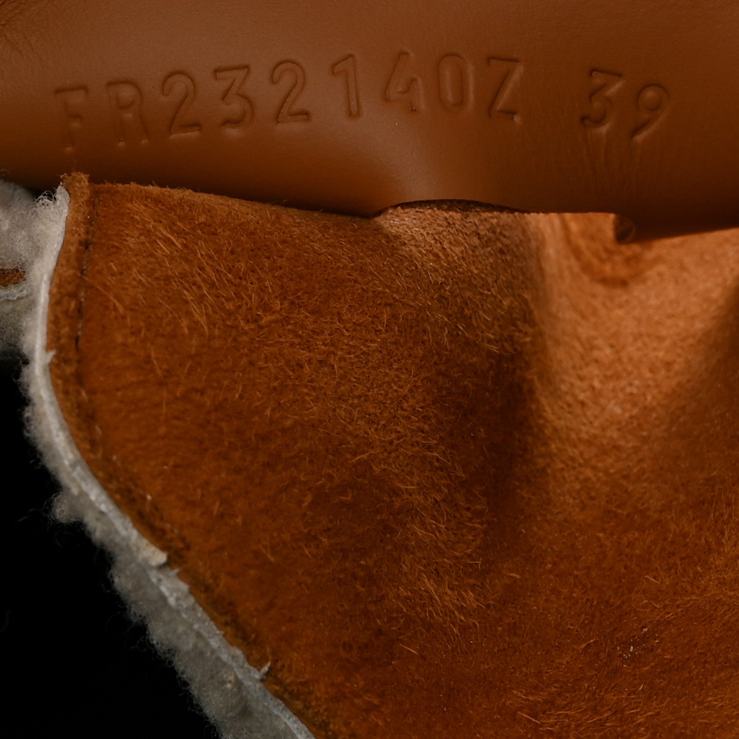 Hermes Suede Goatskin Shearling Go Mules 39 Beige Kraft Ecru 7 of 8