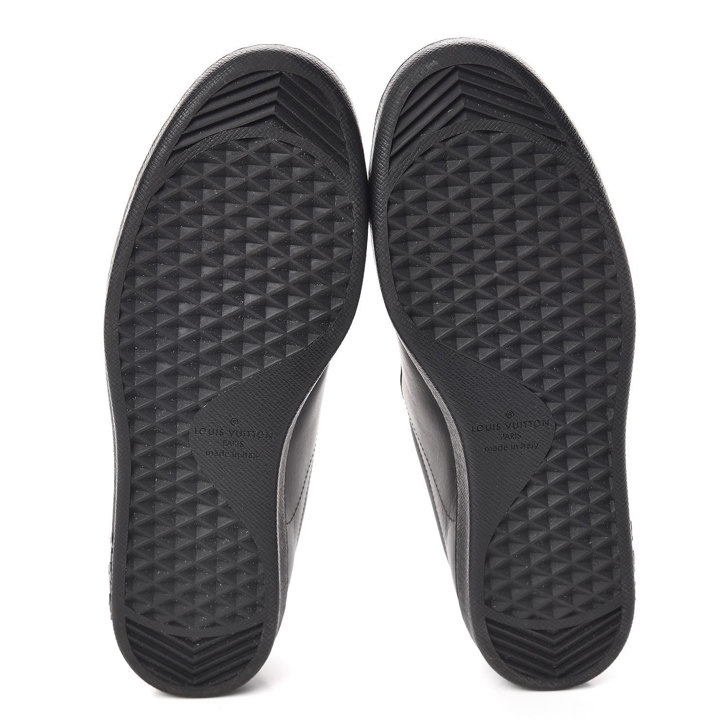 Louis Vuitton Calfskin Luxembourg Sneakers 7 Black 5 of 9