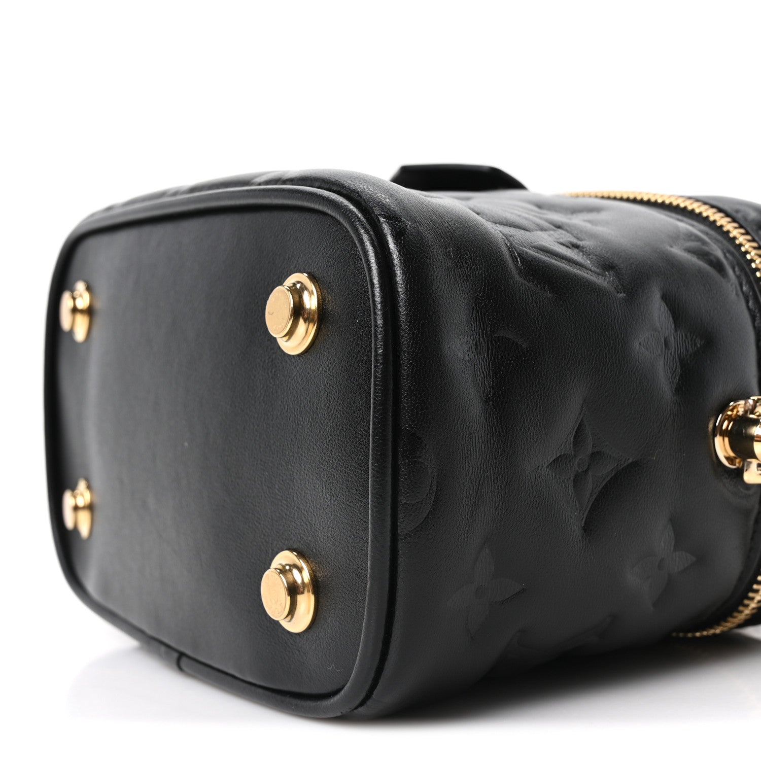 Louis Vuitton Lambskin Monogram Coussin Vanity PM Black 10 of 10