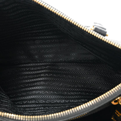 Prada Saffiano Small Galleria Double Zip Tote Black 5 of 17