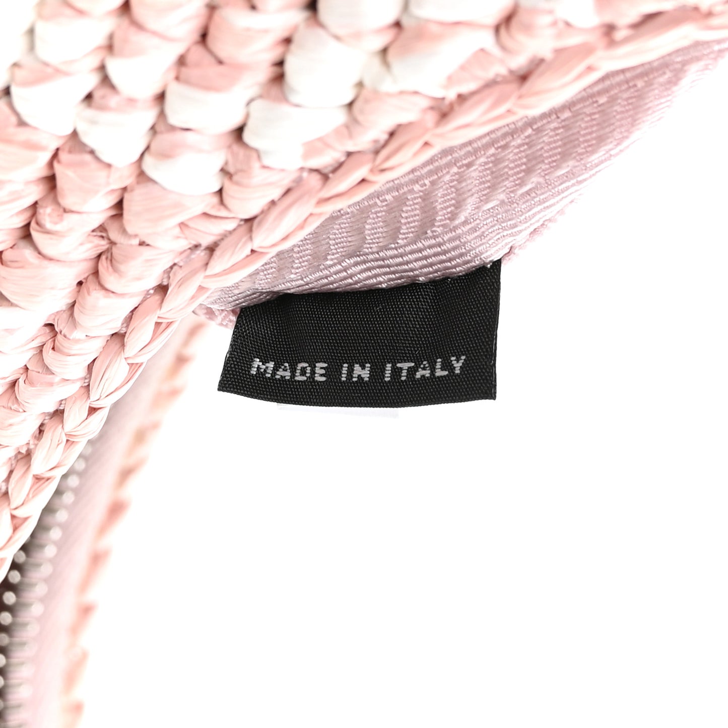 Yarn Raffia Effect Crochet Mini Re-Edition Shoulder Bag Alabastro