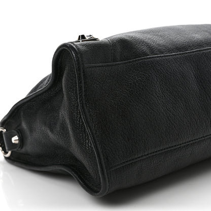 Balenciaga Chevre Silver Metallic Edge Hardware City Black 8 of 9