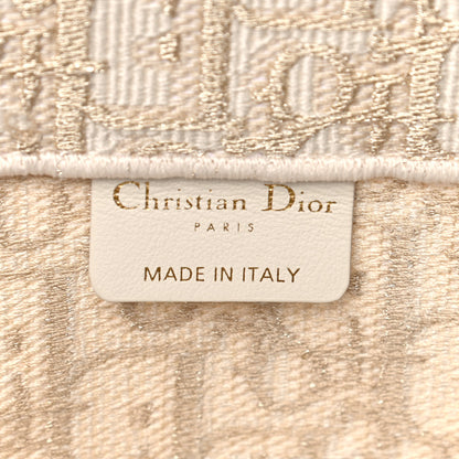 Christian Dior Oblique Medium Book Tote Gold Multicolor 6 of 11