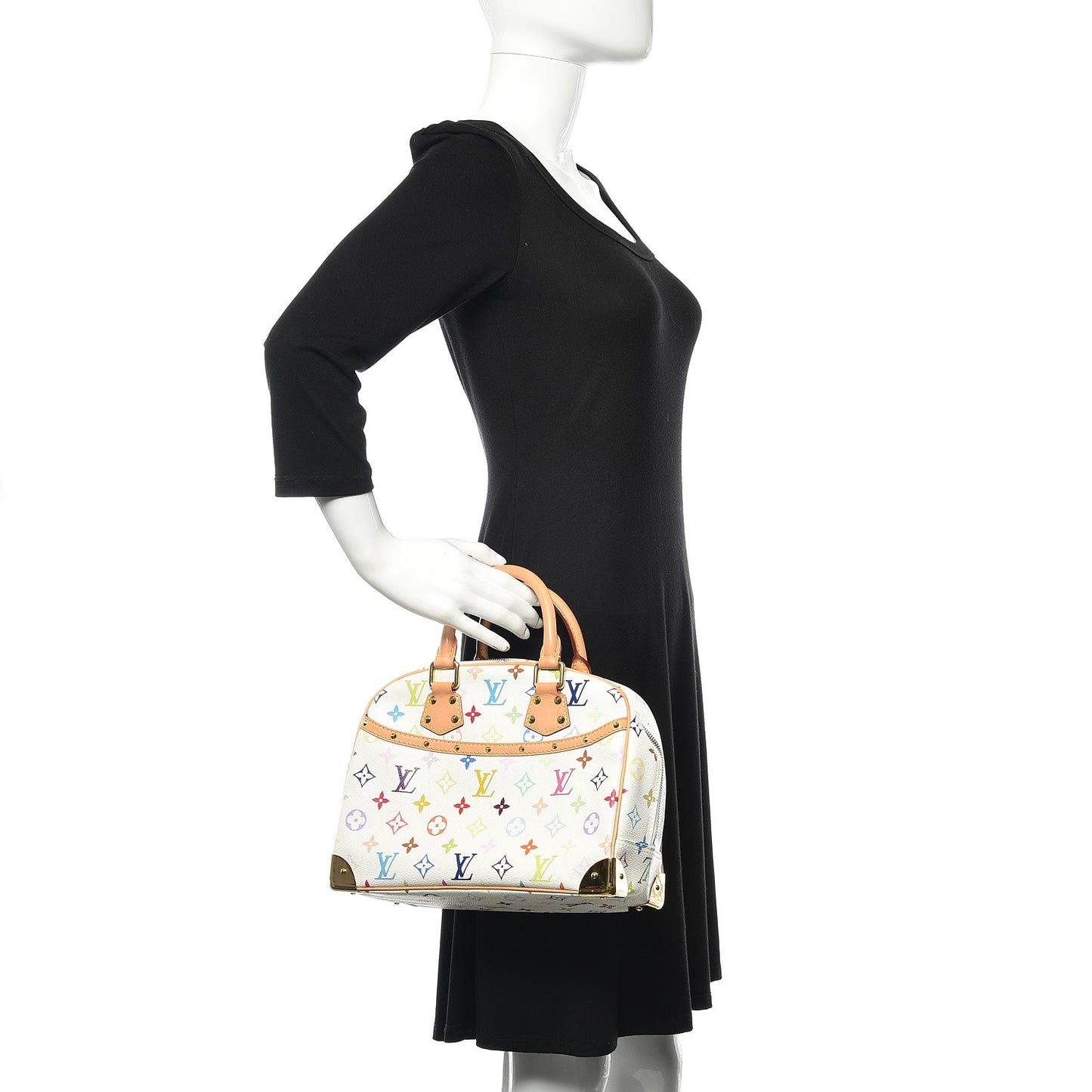 Monogram Multicolor Trouville White