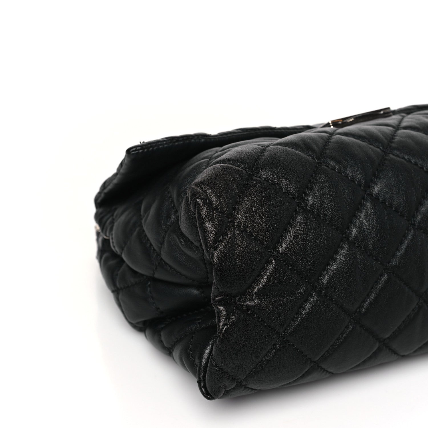 Stella McCartney Shaggy Deer Quilted Large Beckett Shoulder Bag Black 8 of 9