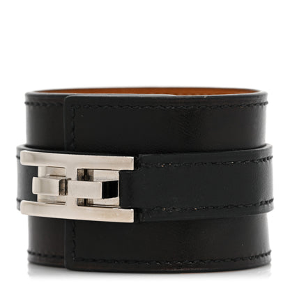 Hermes Box Manchette Drag Bracelet T2 Black 1 of 7