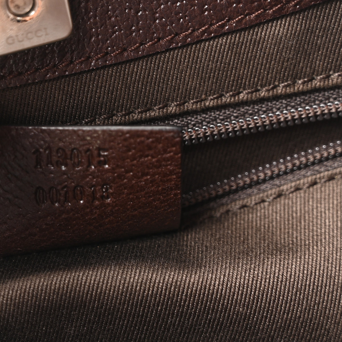Gucci Monogram Shoulder Bag Dark Brown 7 of 11