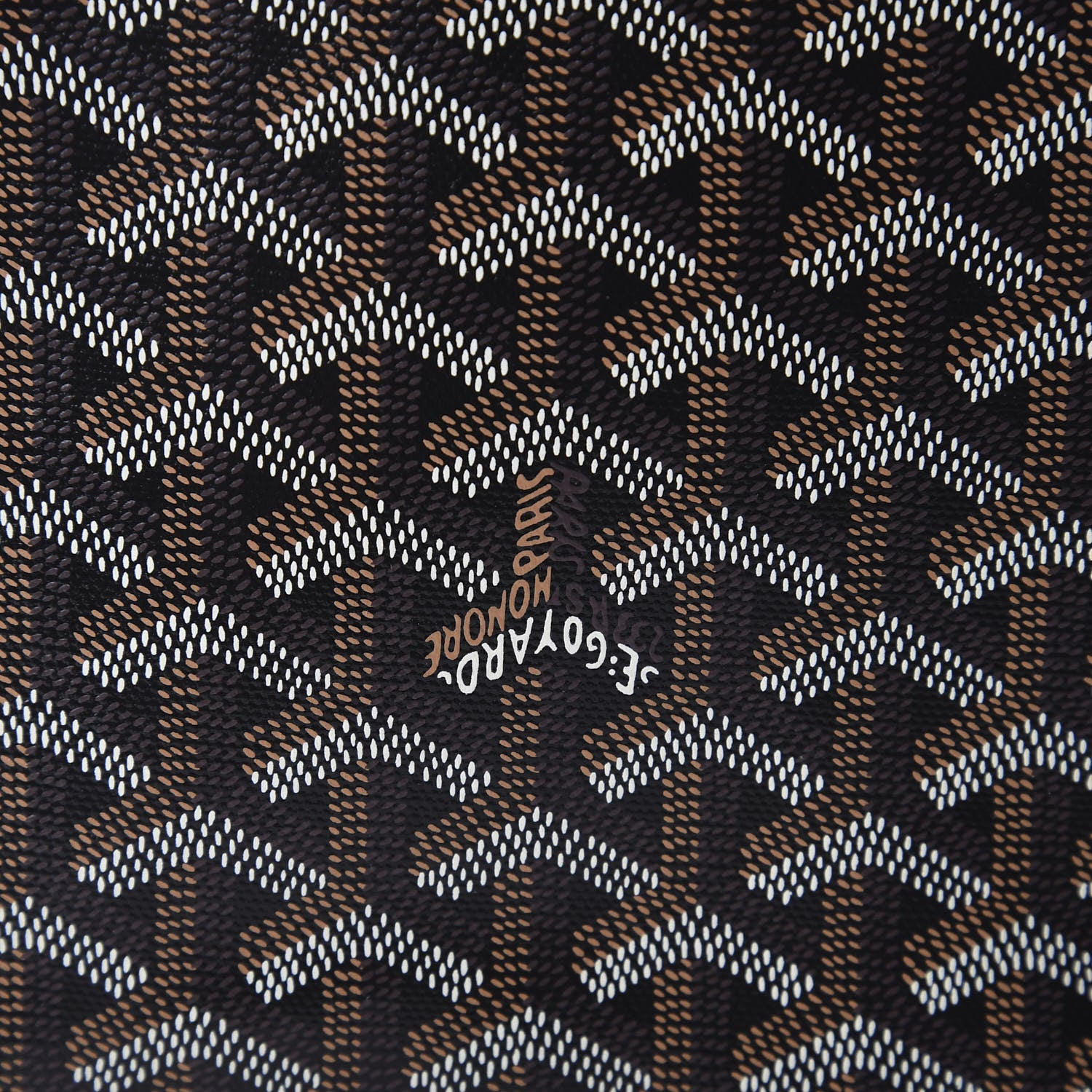 Goyard Goyardine Jouvence MM Toiletry Pouch Black Gold 8 of 8